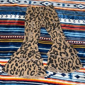 Cheetah Bell bottoms